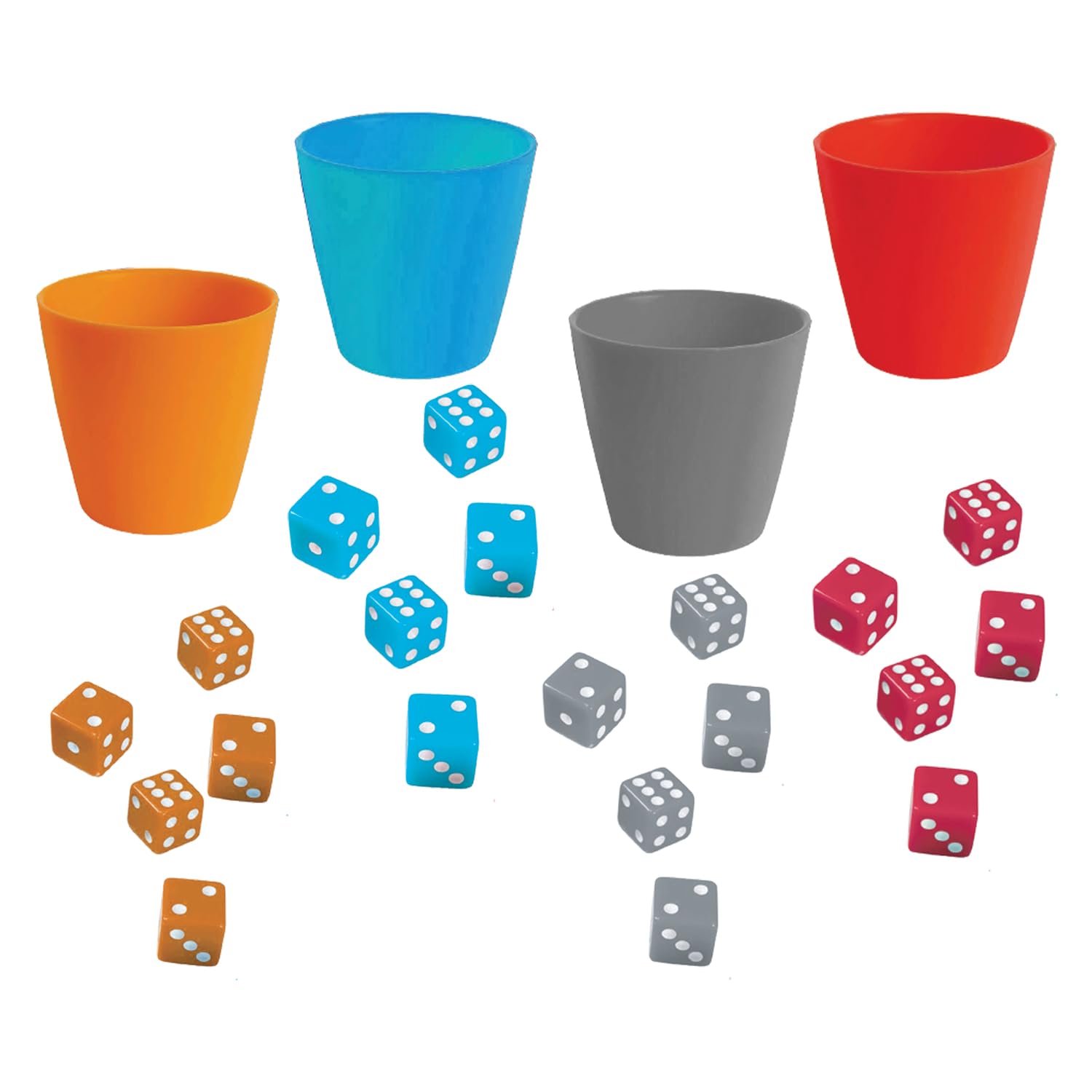 University Games Liar's Dice - Classic Multi-Color Dice Game for Adults & Families | Perfect for Parties, Game Nights & Travel Entertainment