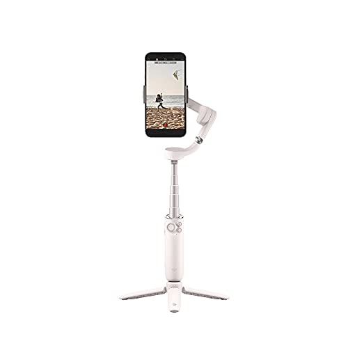 Refurbished DJI OM 5 Smartphone Gimbal Stabilizer - White | Compact 3-Axis Stabilization for Vlogging, Travel & Content Creation