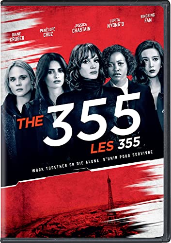355 DVD Movie - Action Thriller Film Starring Jessica Chastain - Perfect for Movie Nights & Home Entertainment