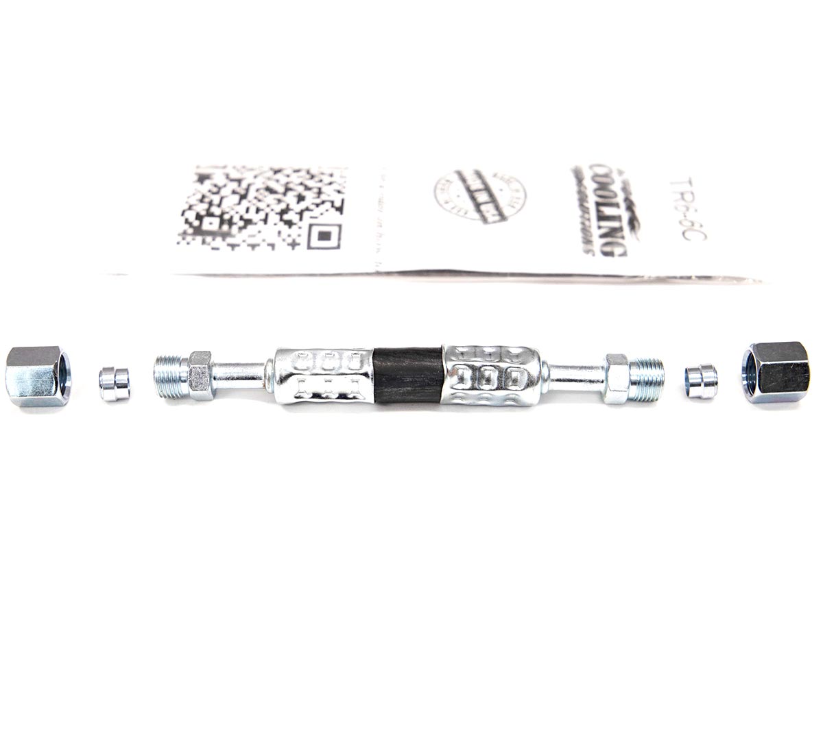 AC Line Repair Kit TR6 3/8 in O.D. - HVAC Refrigerant Line Repair Tool for Home & Auto AC Systems | Fix Leaks & Seal Connections
