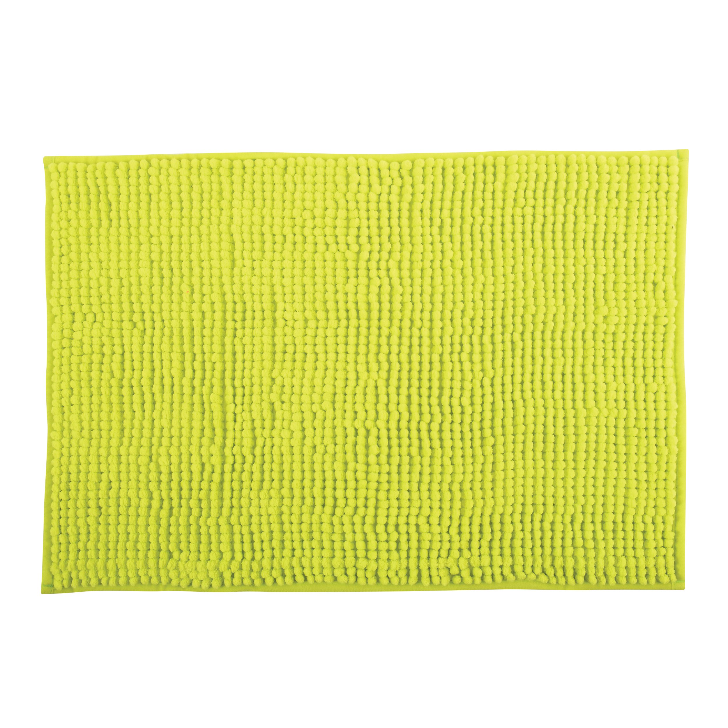 Premium Non-Slip Green Bath Mat 60x40 cm - Super Absorbent, Quick Dry Bathroom Rug for Shower, Tub & Floor - Soft Microfiber Surface for Safety & Comfort