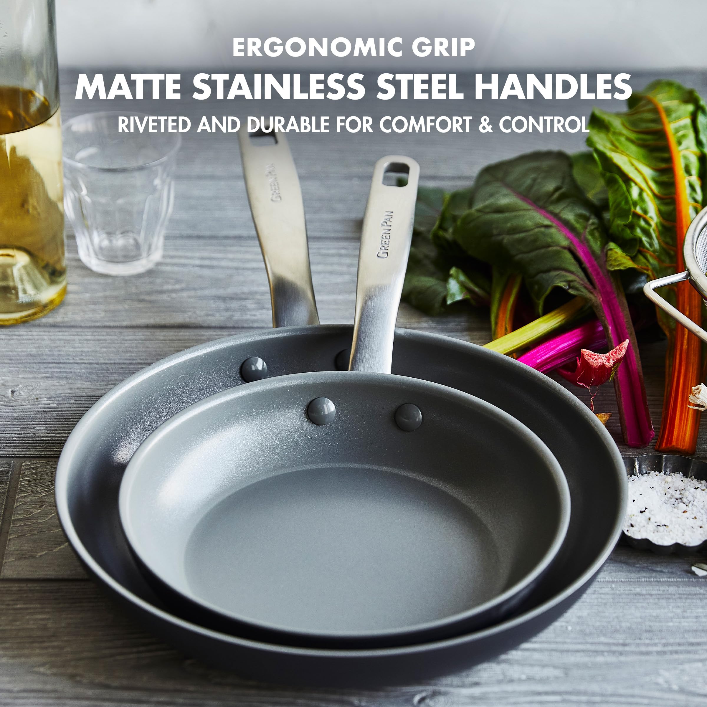 GreenPan Chatham Hard Anodized Healthy Ceramic Nonstick 8