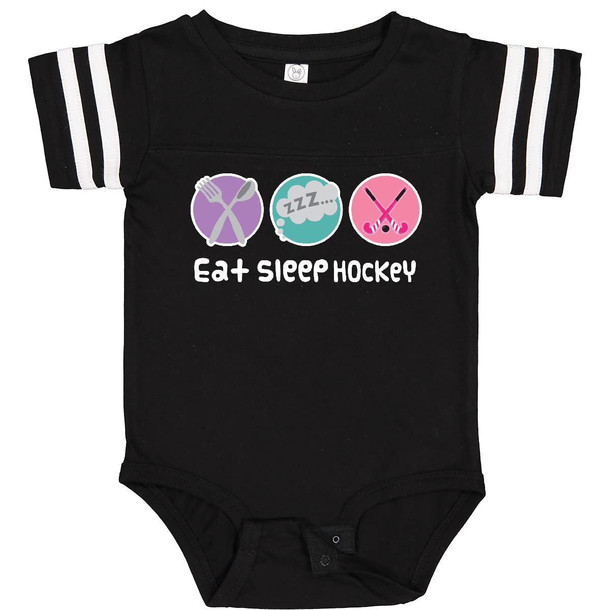 Inktastic Field Hockey Baby Bodysuit - Cute Sports Team Coach Outfit for Newborns & Infants - Perfect for Game Days, Team Photos & Fan Gifts
