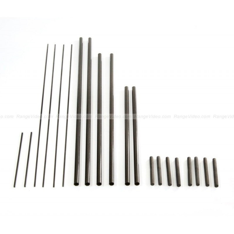 RVJET Replacement Carbon Fiber Tube and Accessories Kit - Durable Upgrade Parts for RC Airplanes, Drones & Model Aircraft Repair