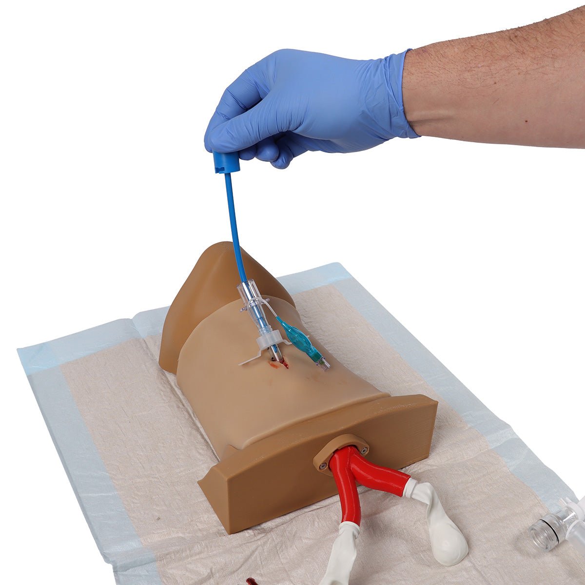 Crico Chris Cricothyrotomy Task Trainer - High-Quality Medical Simulation Model for Emergency Airway Training | Perfect for EMT, Paramedic & Medical Students Practice
