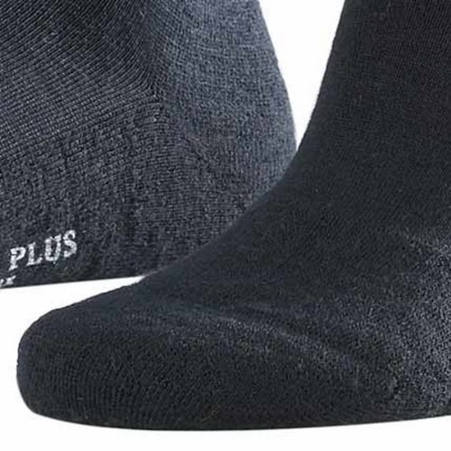 FALKE Men's Airport Plus Socks - Dark Navy - Medium Size Comfortable Travel Socks for Long Flights & Business Trips