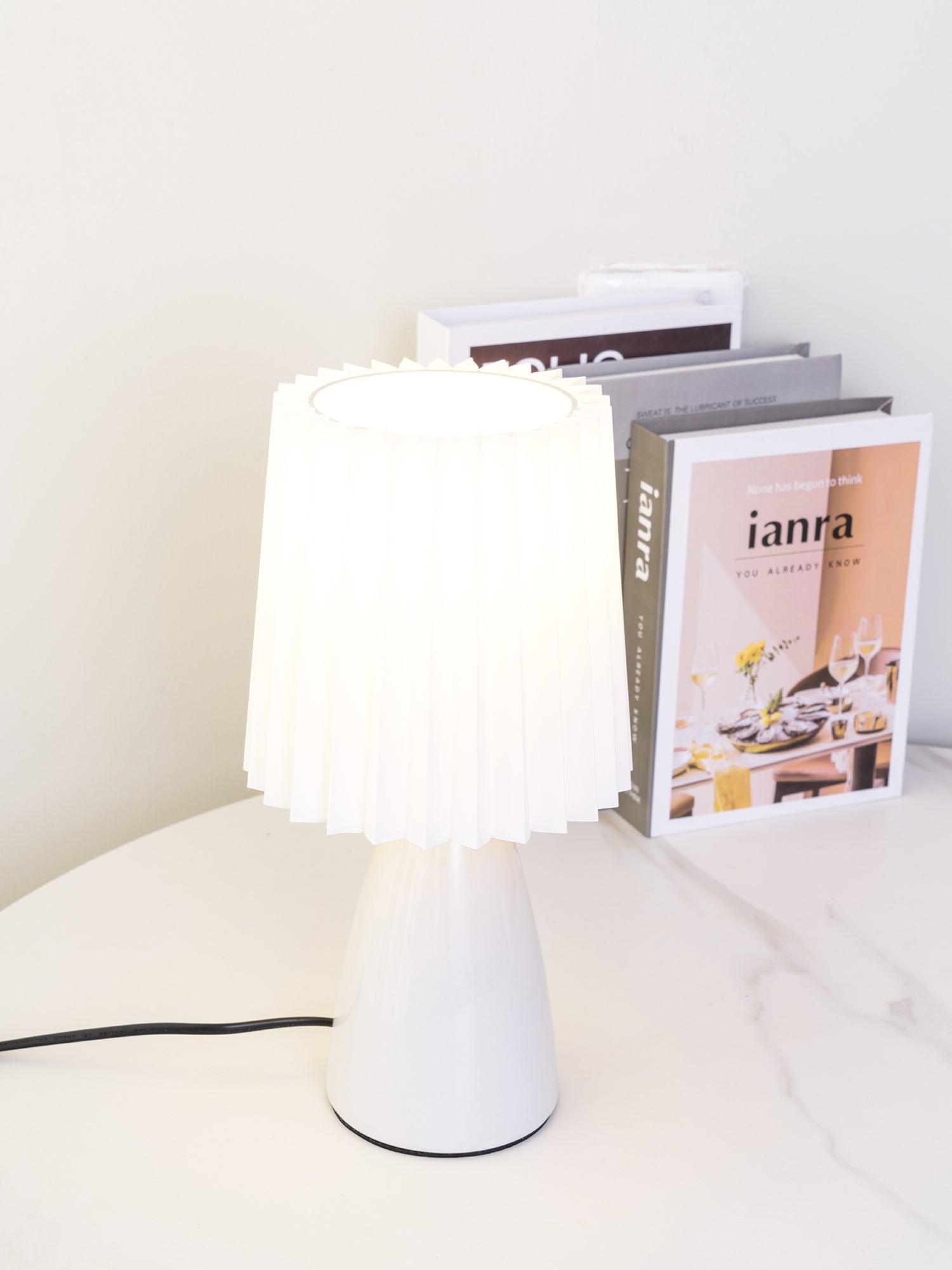 Delilah Table Lamp - Modern LED Nightstand Lamp with USB Port, Touch Control & Adjustable Brightness for Bedroom, Living Room, Office & Nursery Decor