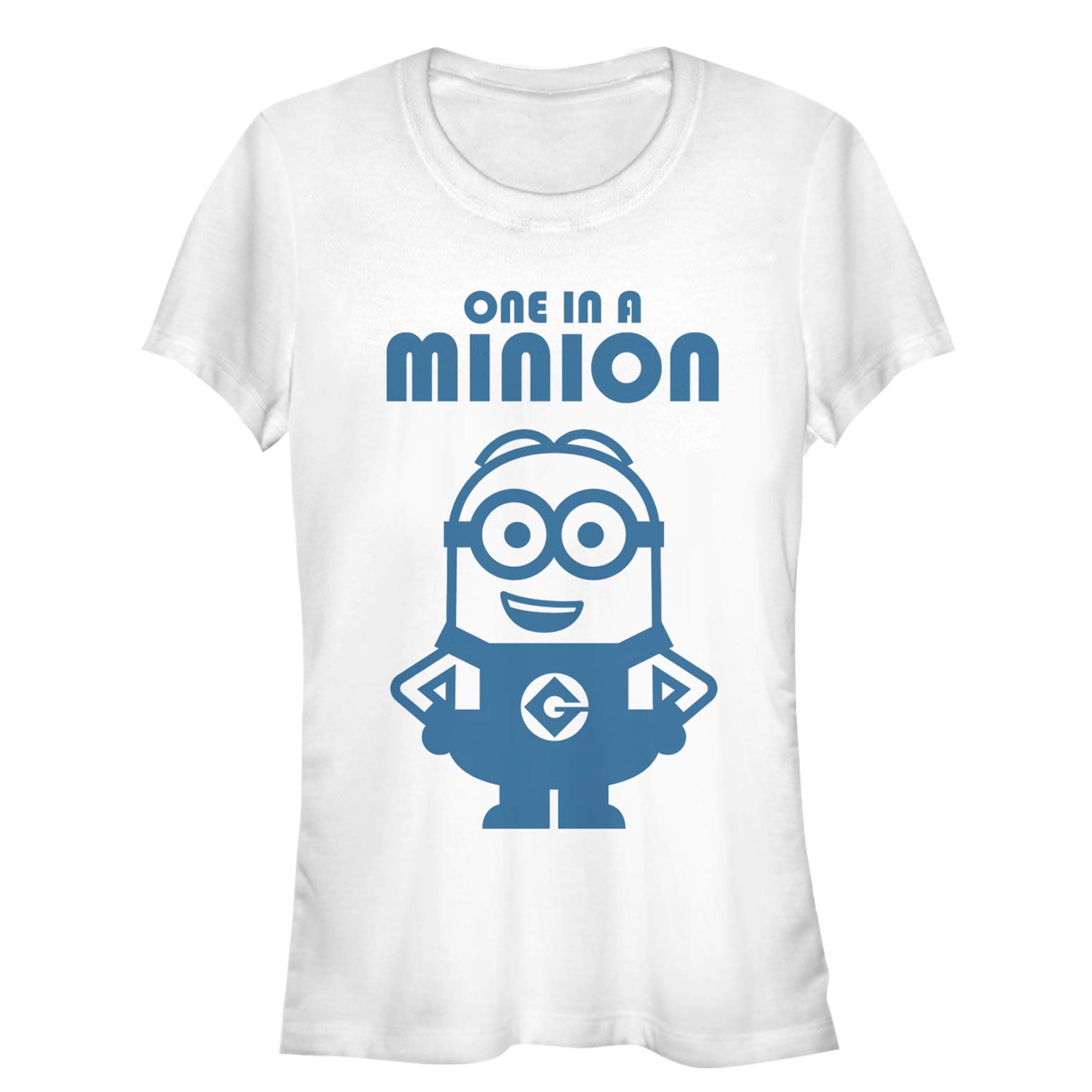 Junior's Despicable Me Minion Smile Graphic T-Shirt for Kids | Fun Cartoon Character Tee | Perfect for Birthday Parties, School & Casual Wear