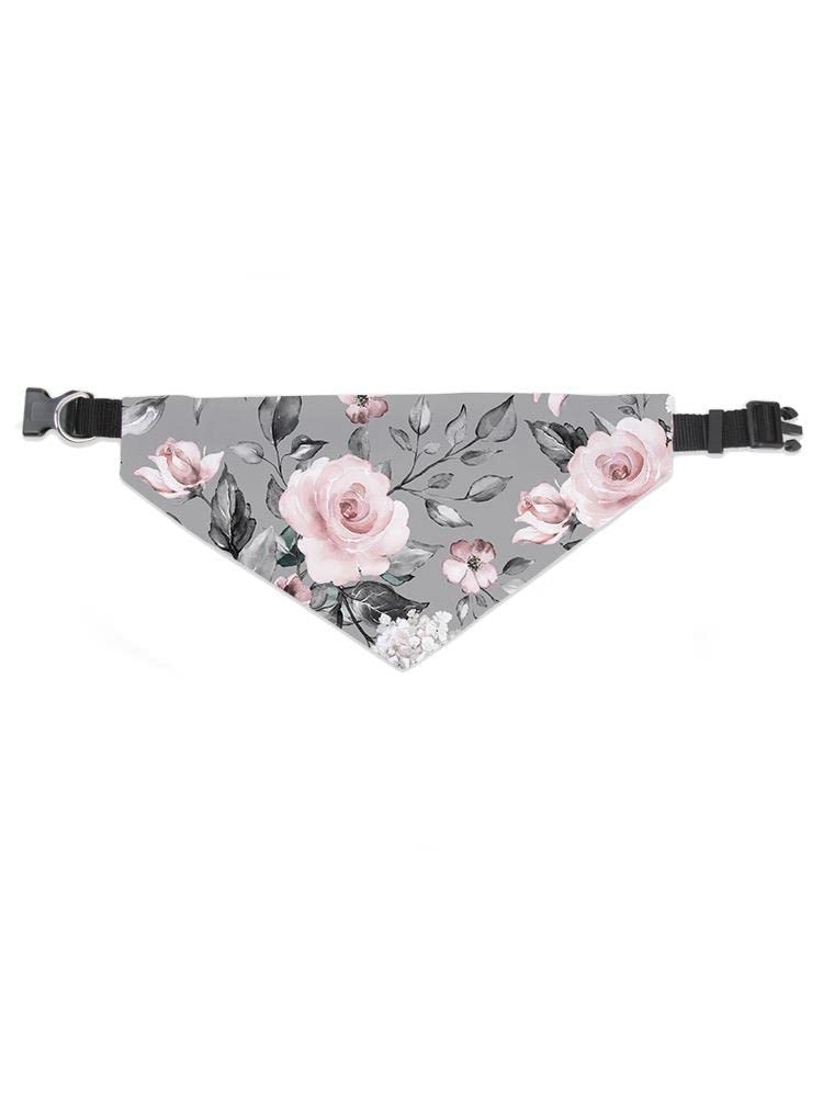 Rose Flower Pattern Bandana for Dogs & Cats - Stylish Pet Accessory for Walks, Photos & Special Occasions