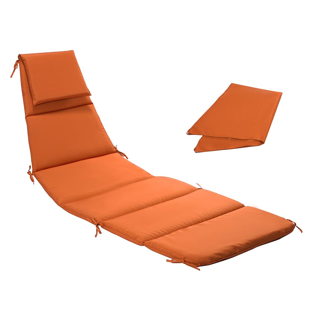 Replacement Cushion and Umbrella for Outdoor Hanging Lounge Chair - Durable Chaise Hammock Chair Accessories for Patio, Garden, and Poolside Relaxation