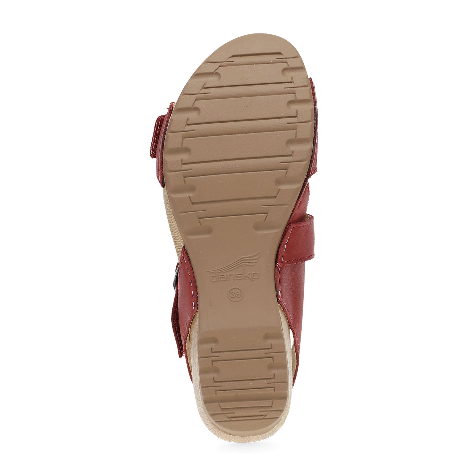 Dansko Trinity Wedge Sandal for Women - Cayenne Burnished Suede Comfortable Slip-On Shoes | Perfect for Summer, Beach, and Casual Outings