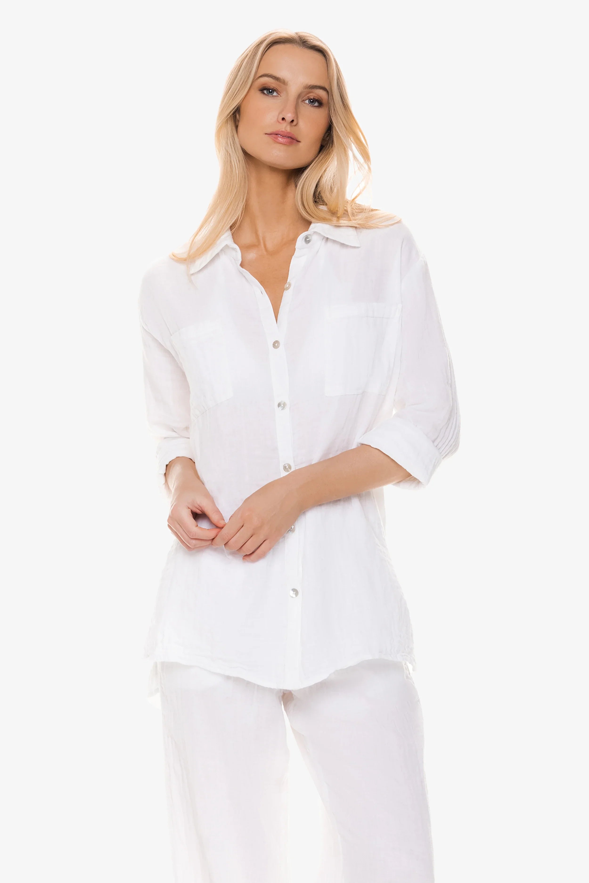 Hawaiian Island Shirt for Men & Women | Breathable White Tropical Shirt | Perfect for Beach Vacation, Luau Party & Summer Outfits