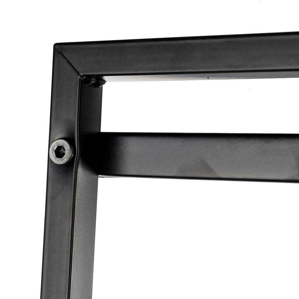 4-Tier Heavy Duty Metal Leaning Ladder Shelf - Sturdy Bookcase & Storage Organizer for Books, Magazines, Clothes | Perfect for Living Room, Bedroom, Home Office & Closet Organization