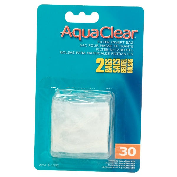 Fluval AC Series Filter Insert Bags - Premium Replacement Media for Aquarium Filtration - Perfect for Fish Tanks, Turtle Tanks & Aquatic Habitats