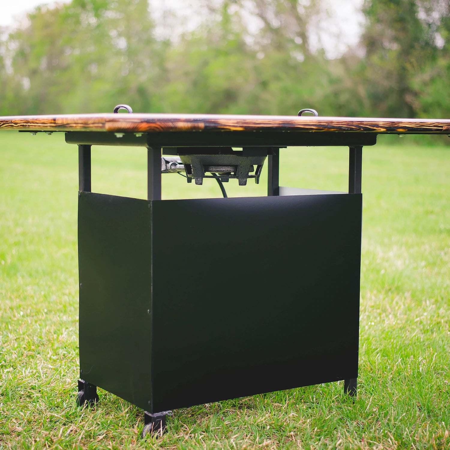 Premium Backyard Hibachi Grill - Heavy Duty Torched Steel BBQ Grill for Outdoor Cooking | Perfect for Patio, Garden, and Camping Parties