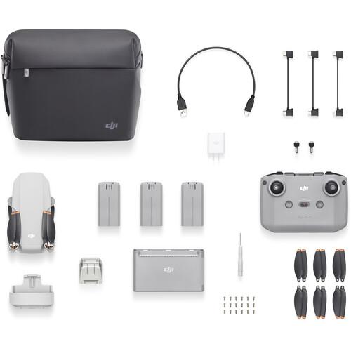 DJI Mini 2 Fly More Combo - Lightweight & Foldable Drone with 4K Camera, 3 Batteries, Carrying Case | Perfect for Aerial Photography, Travel Adventures & Outdoor Exploration