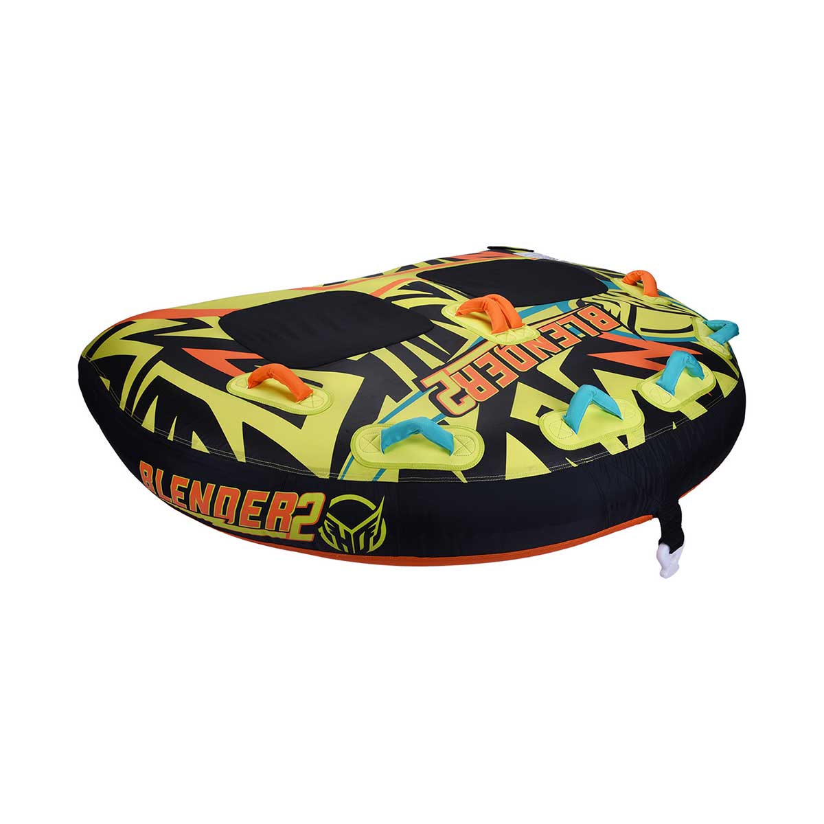 HO Sports Blender 2 Towable Tube - 2 Rider Inflatable Water Tube for Boating & Lake Fun - Perfect for Family & Friends Summer Adventures