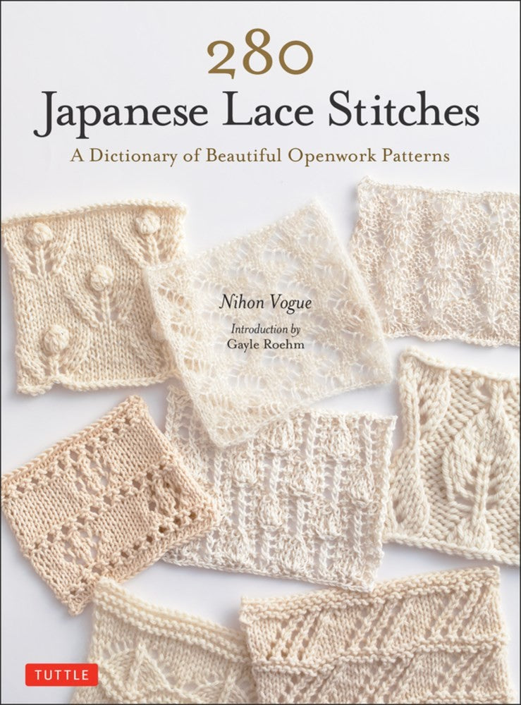 280 Japanese Lace Stitches - Premium Knitting & Crochet Patterns for DIY Crafts - Perfect for Shawls, Doilies, and Home Decor Projects