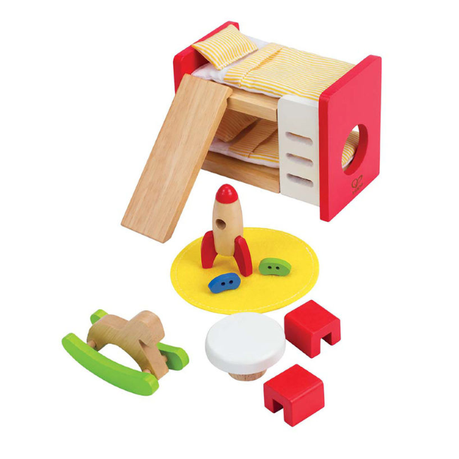 Hape Wooden Toys - Kids Room Playset for Toddlers & Preschoolers | Pretend Play, Learning & Fun for Bedroom or Playroom