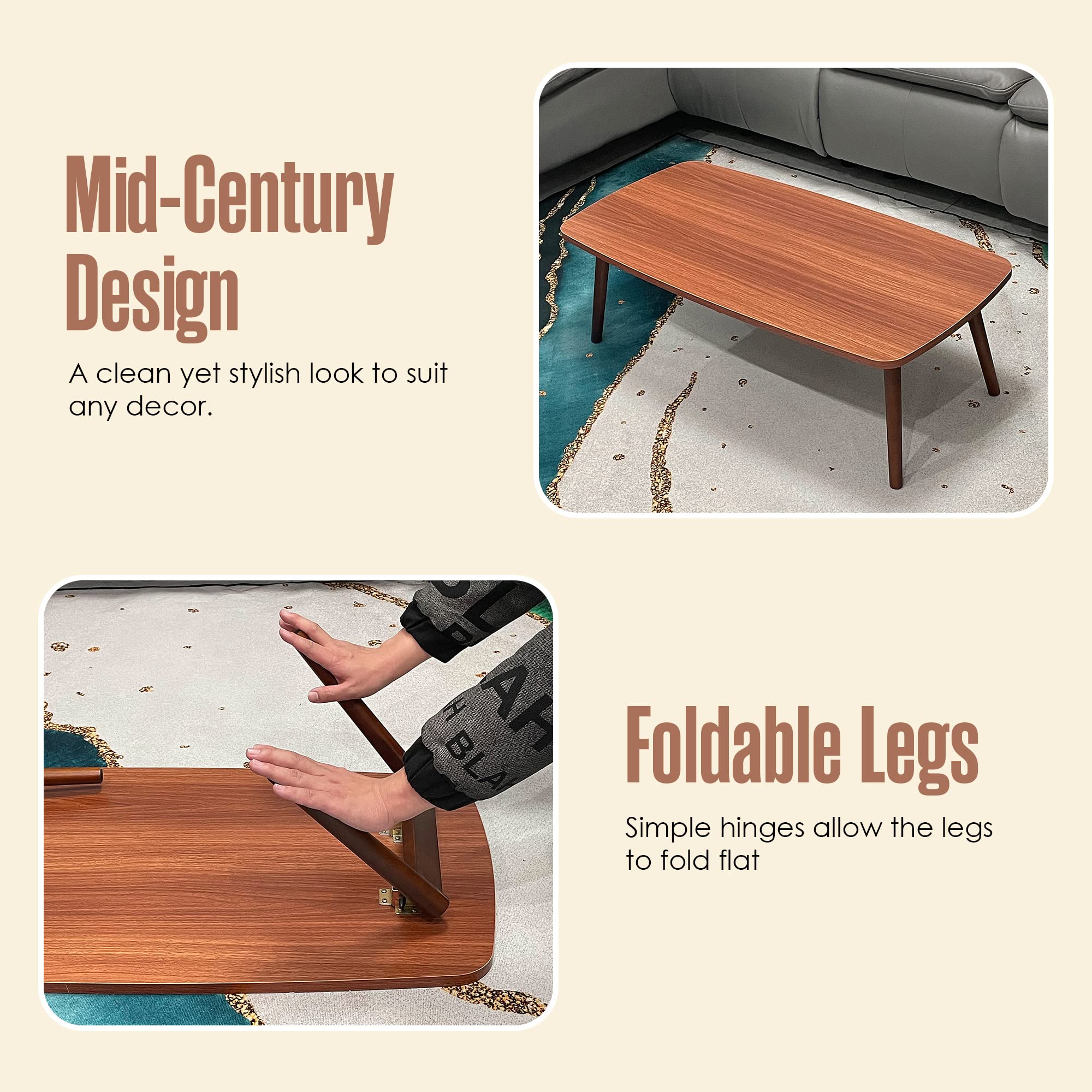 Japanese Folding Floor Table - 40