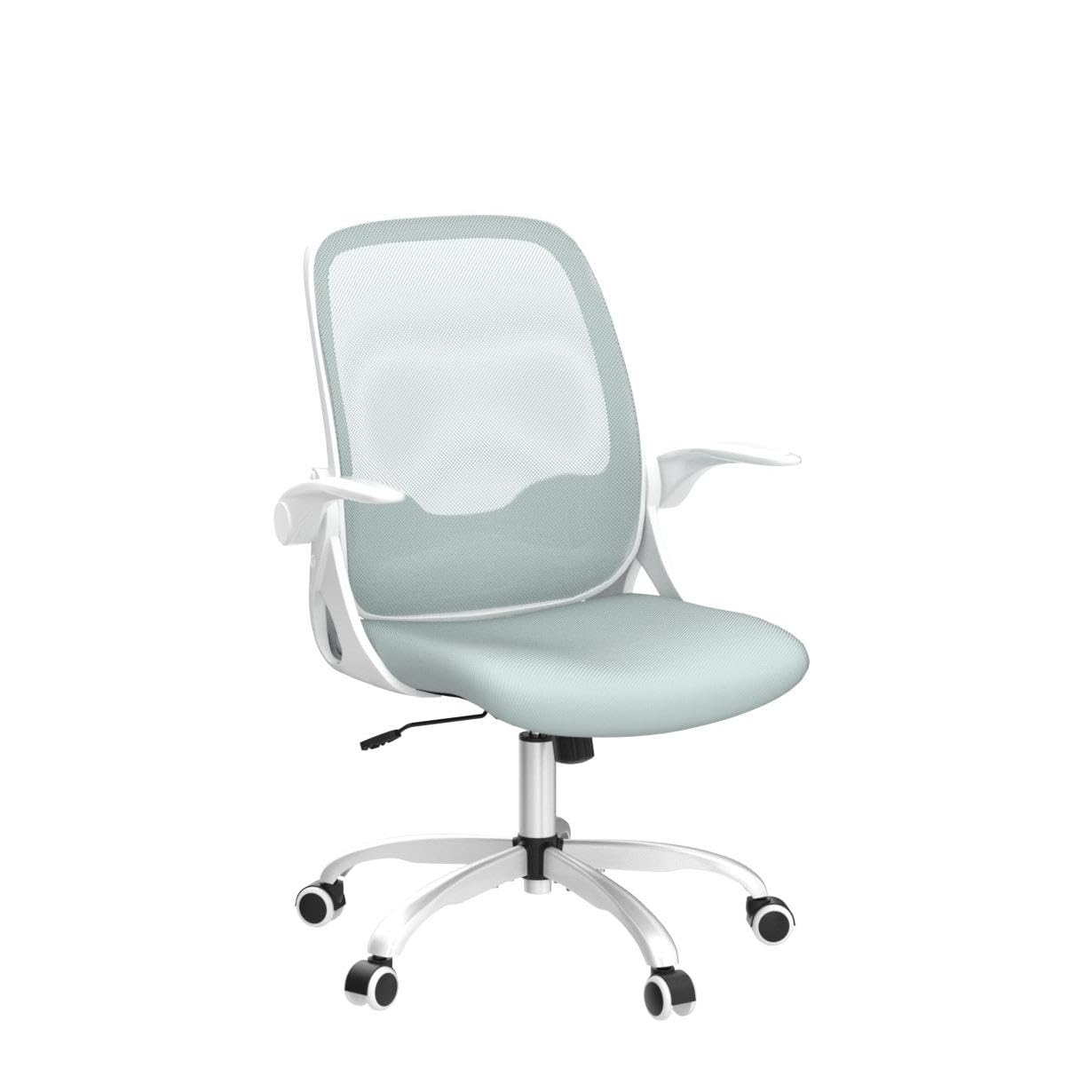 KERDOM Ergonomic Office Chair - Breathable Mesh Computer Desk Chair with Adjustable Height & Flip-Up Armrests - Comfortable Swivel Task Chair for Home Office, Gaming & Workspace