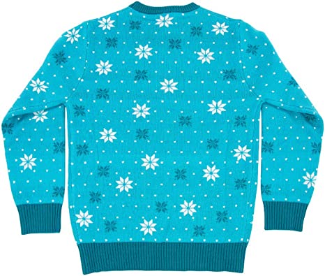 DC Comics 'Chillin like a Villain' Kids Jumper - Ugly Christmas Sweater for Boys & Girls Ages 5-6 | Fun Holiday Party Outfit & Festive Gift