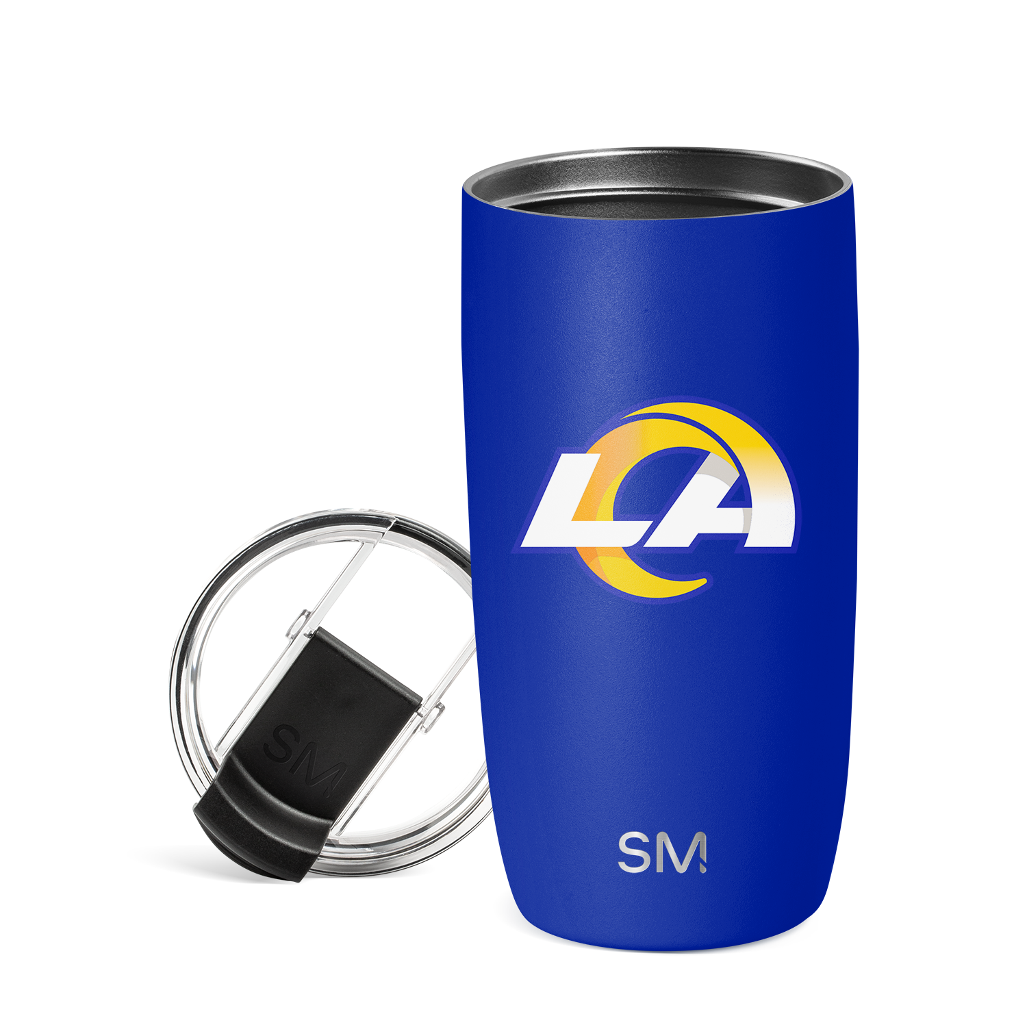 NFL Voyager Insulated Stainless Steel Tumbler with Clear Flip Lid & Straw - 20oz Leakproof Travel Mug for Football Fans, Game Day, Office & Outdoor Activities
