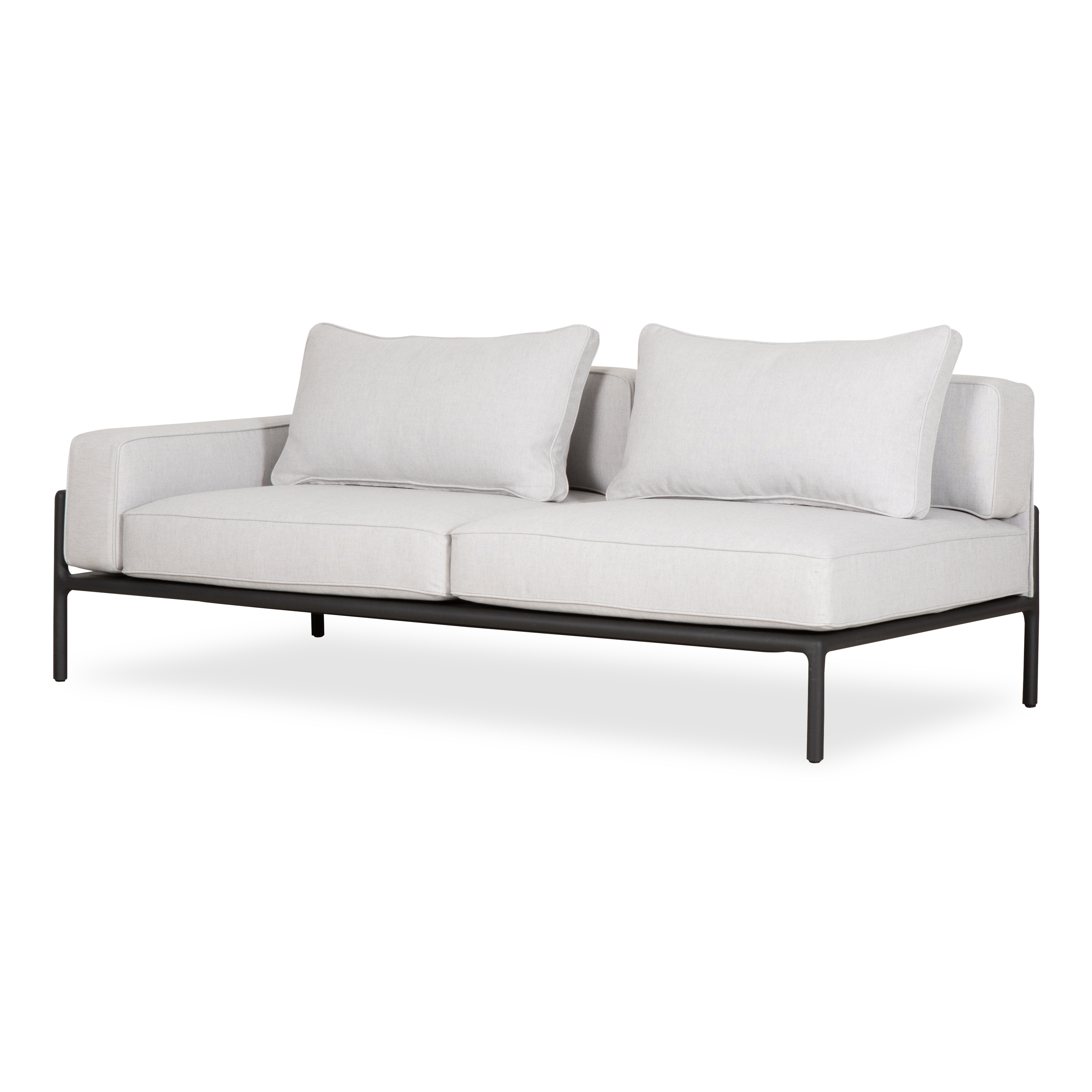 Modular Sectional Sofa with Reversible Chaise - Modern L-Shaped Couch for Living Room, Family Room & Home Theater - Soft Fabric Upholstery & Sturdy Frame