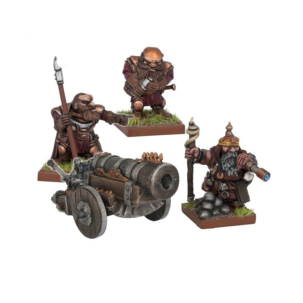 Mantic Games MGKWD60-1 Dwarf Jarrun Bombard Play Set - Fantasy Tabletop Miniature Wargaming Terrain for Warhammer & Kings of War Battles