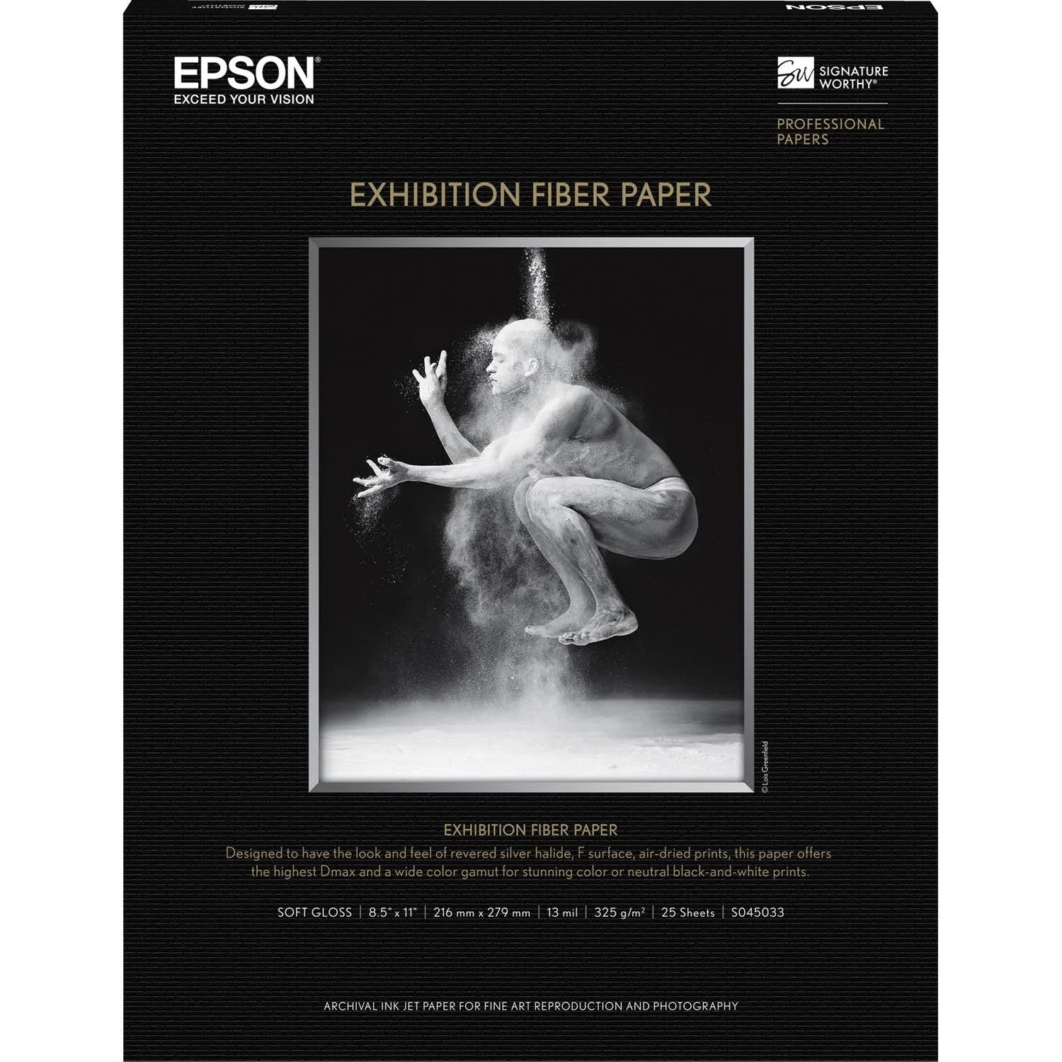 Epson Premium Exhibition Fiber Paper - High-Quality Fine Art Photo Paper for Professional Printing - Perfect for Galleries, Exhibits & Home Decor