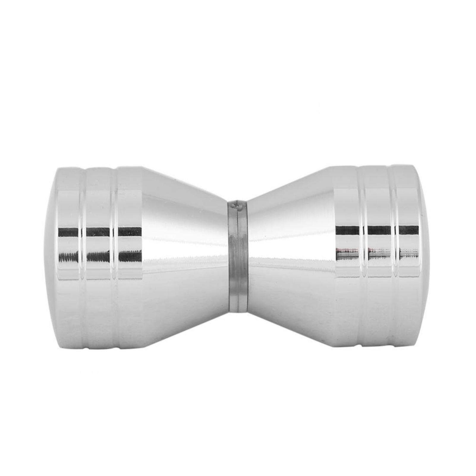 Easy Install 4-16mm Aluminum Alloy Shower Door Handle Knob - Bathroom & Office Door Hardware Set (2 Pack) for Modern Home & Commercial Spaces
