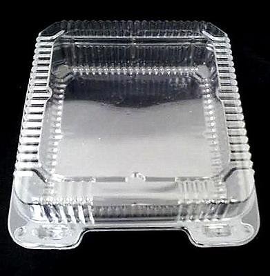 Square Aluminum Foil Cake Pan with Plastic Container - 25 Sets for Baking & Storage