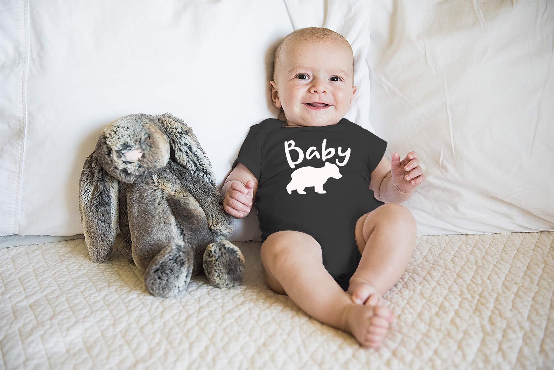 Funny Baby Bear Bodysuit - Cute Newborn Outfits for Girls & Boys - Soft Infant Romper for Playtime & Photo Shoots