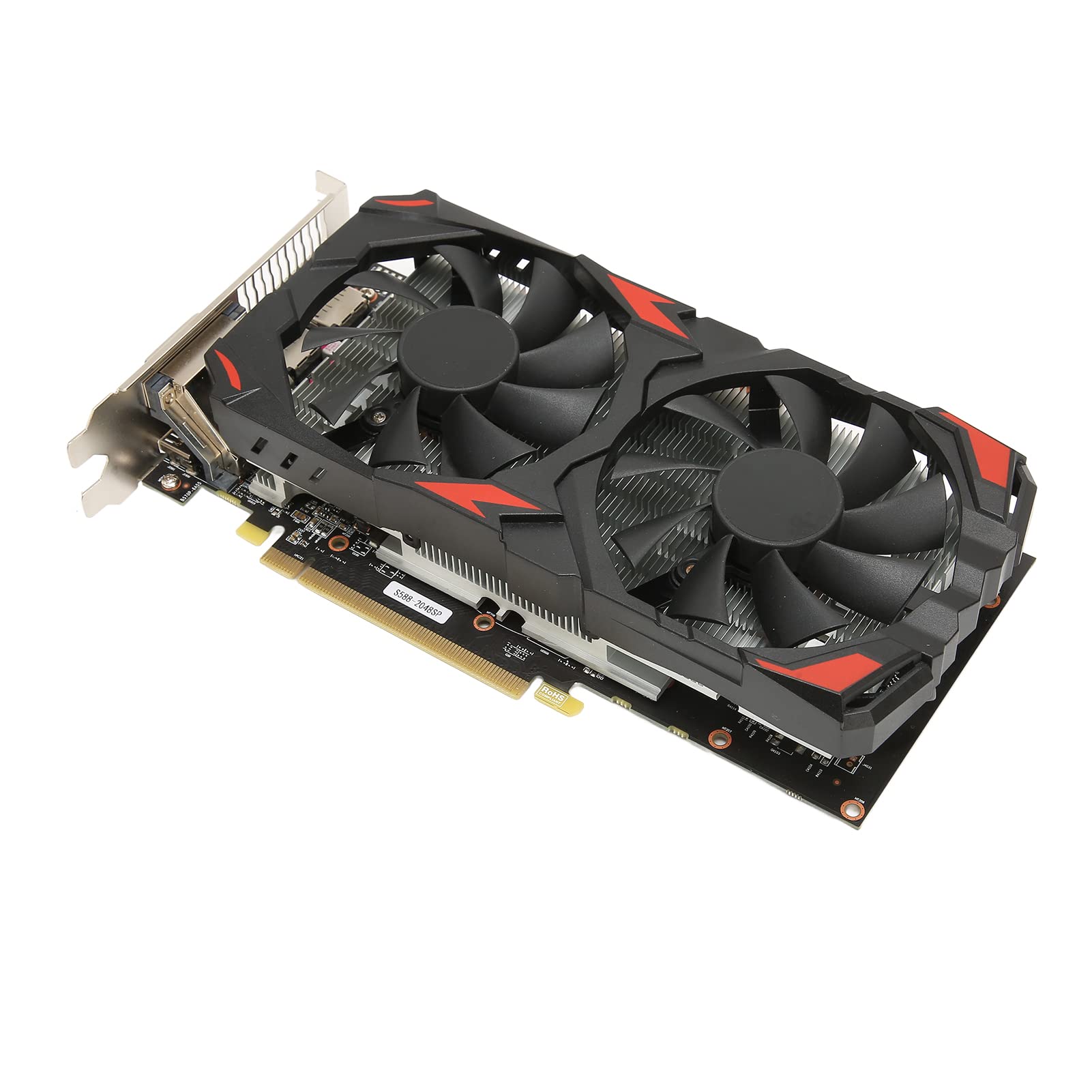 ASUS ROG Strix RX 580 8GB GDDR5 256-bit Gaming Graphics Card - PCIe 3.0 x16, Dual Fan Cooling, HDMI/DP/DVI Ports - Perfect for 1080p Gaming, VR, Video Editing & Mining Rig Setup