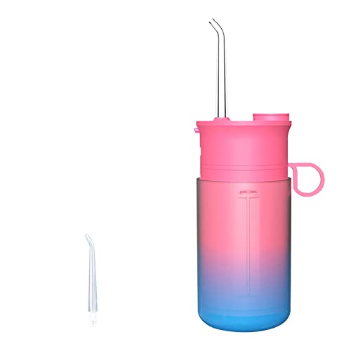 Portable Electric Water Flosser - Rechargeable Oral Irrigator for Teeth Cleaning, 200ml Detachable Tank, Waterproof & Travel-Friendly (Mint Hydro, One Size) | Perfect for Home Use, Travel & Dental Hygiene Routine