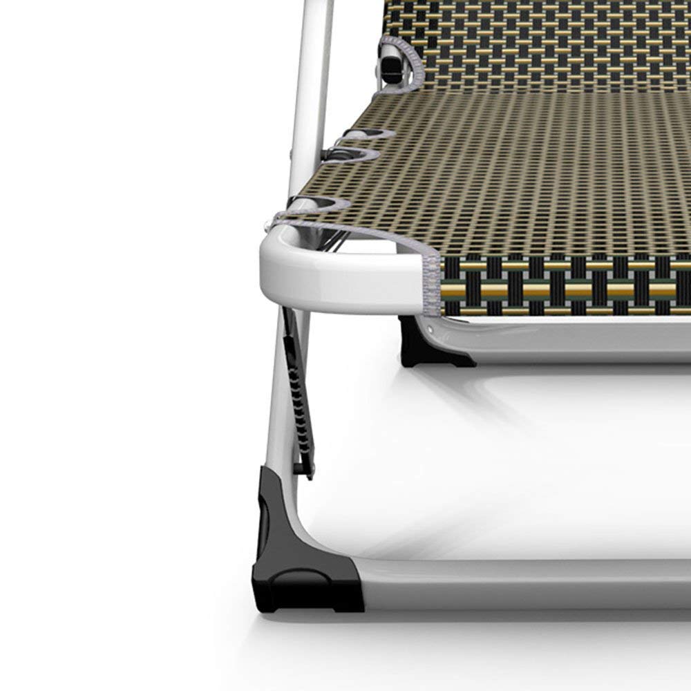 Adjustable Reclining Folding Chair - Ergonomic Office Nap Chair with 15-Position Lumbar Support, Multi-Functional Lazy Chair for Indoor/Outdoor Use - Perfect for Home Office, Balcony, Garden & Leisure Spaces