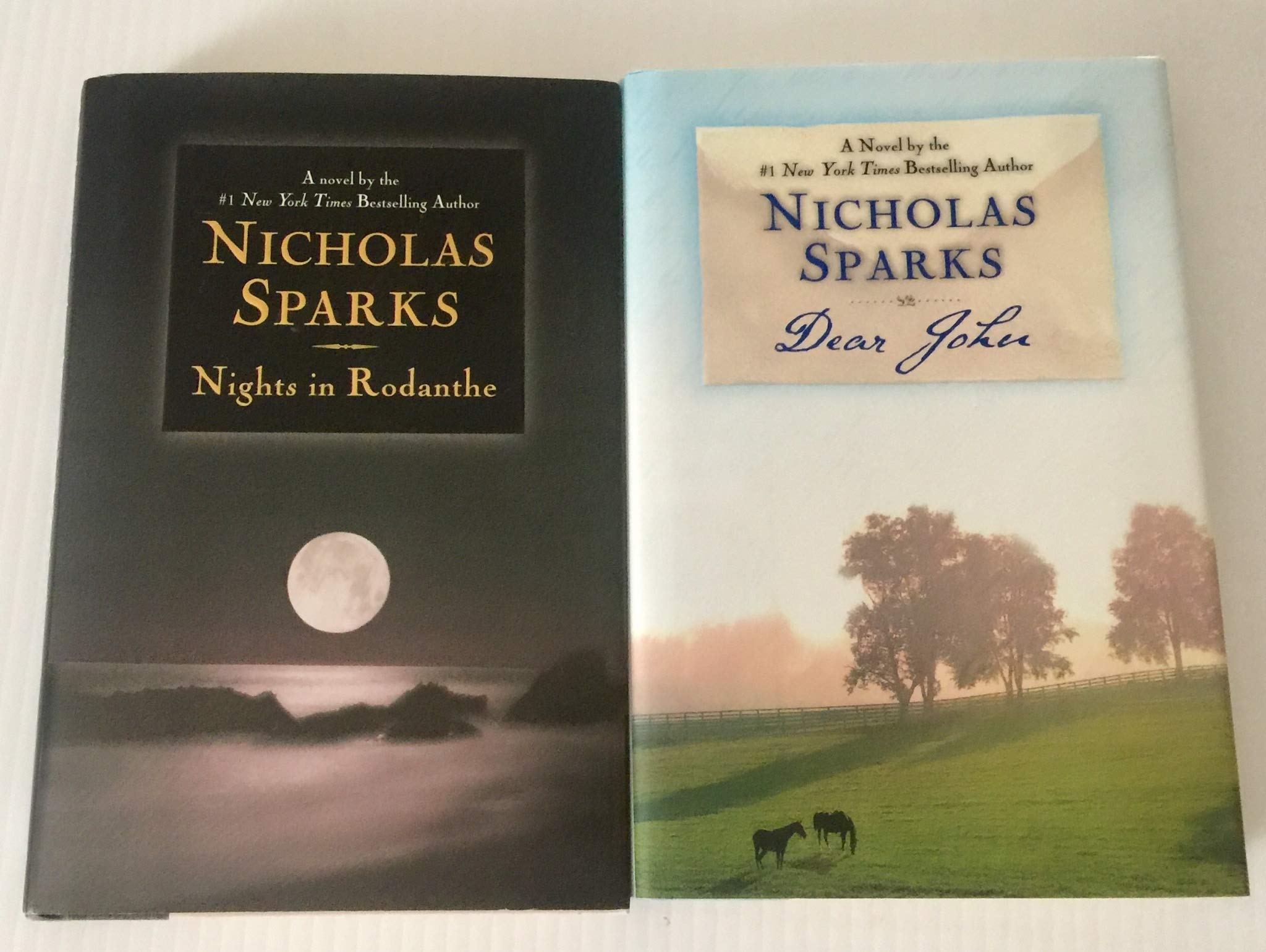 Nights in Rodanthe & Dear John - 2 Bestselling Nicholas Sparks Romance Novels Set - Perfect for Beach Reading & Book Club Discussions