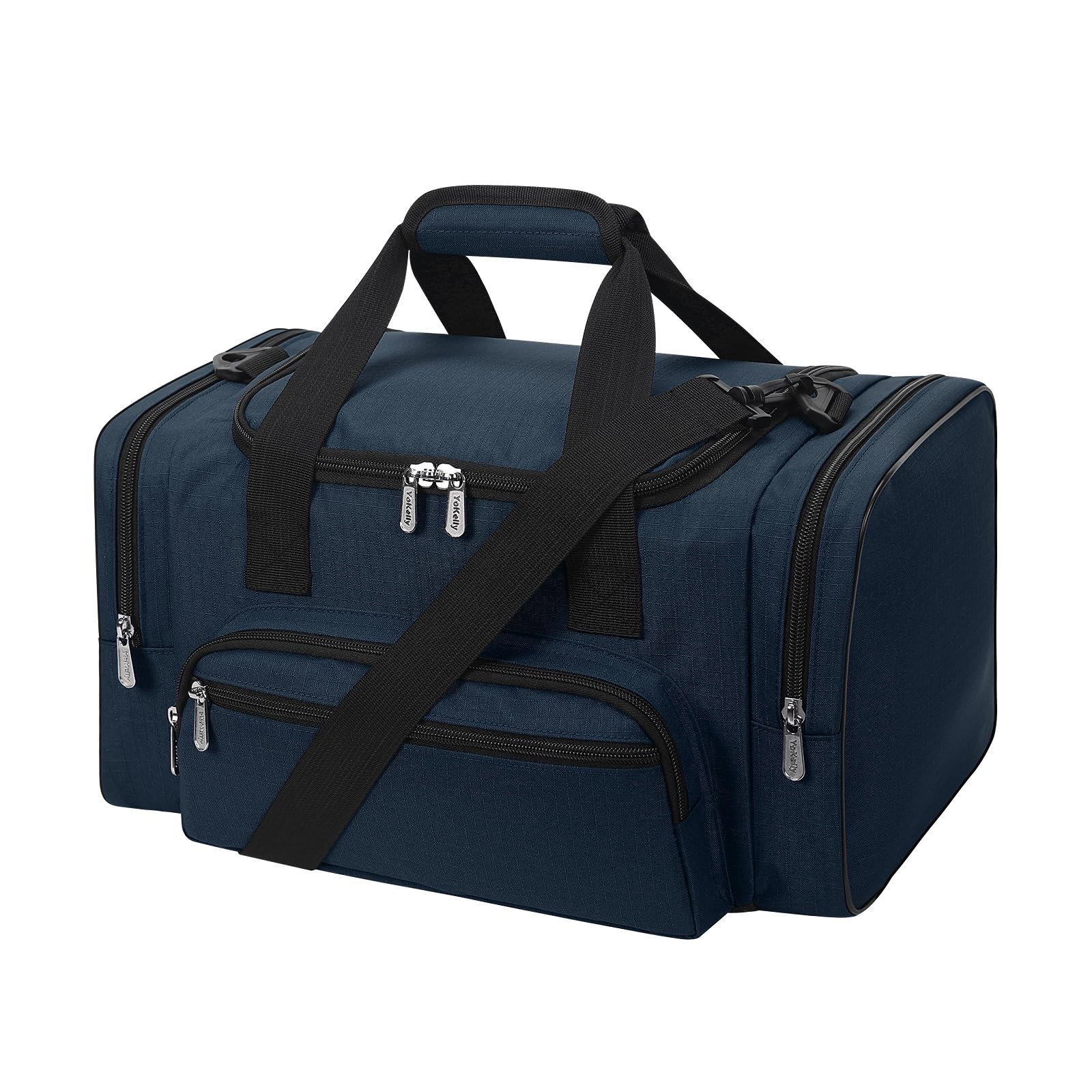 17 Inch Small Duffel Bag - Lightweight Carry On Weekender Bag for Travel, Gym & Sports (17x10x9 Inches, Navy Blue) | Perfect for Weekend Trips, Workout Gear & Airplane Carry-On