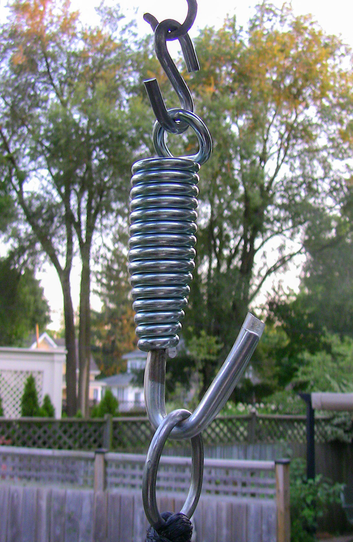 Vivere Heavy Duty Hanging Spring for Hammock Chairs & Hanging Chairs - 250 lb Weight Capacity - Perfect for Indoor/Outdoor Porch, Patio, Garden & Backyard Relaxation