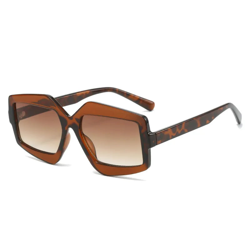 CCspace Unisex Full Rim Square Plastic Eyeglasses & Sunglasses 56825 - Stylish Reading Glasses for Men and Women, Perfect for Office, Driving, and Outdoor Activities