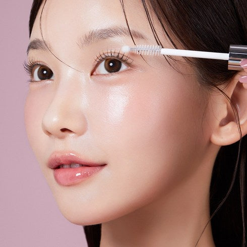 Coringco Pink Collagen Power Eyelash Serum for Growth & Thickness - Natural Lash Enhancer with Biotin & Peptides - Perfect for Nighttime Lash Care & Special Occasions