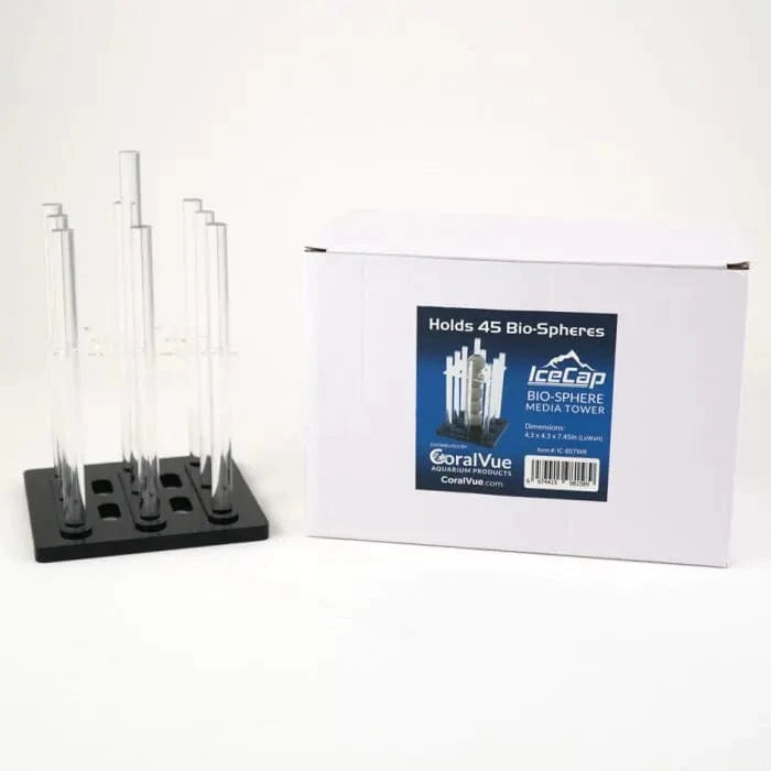 Bio Sphere Media Tower - Premium Aquarium Filter for Crystal Clear Water | Perfect for Saltwater & Reef Tanks | Enhance Your Marine Ecosystem
