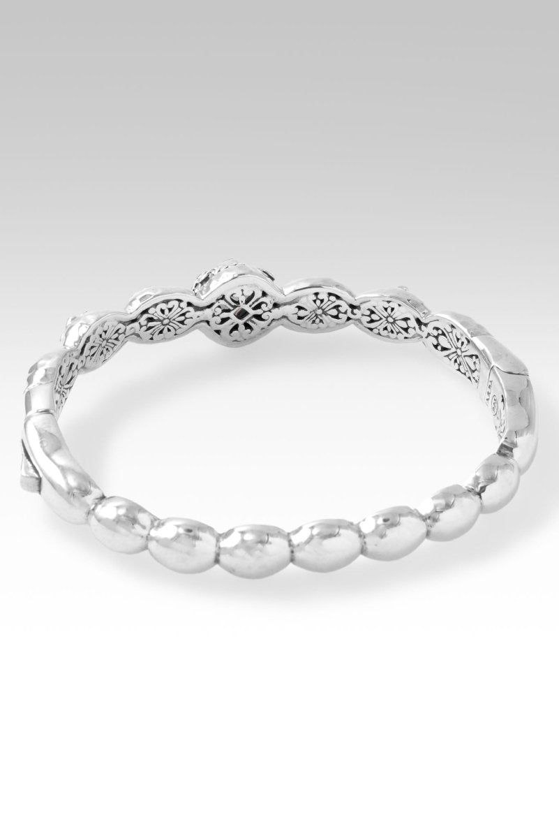 Blooming Joy Bangle™ - Chrome Chameleon™ Mystic Quartz Bracelet for Women | Elegant Adjustable Crystal Jewelry for Parties, Weddings & Everyday Wear