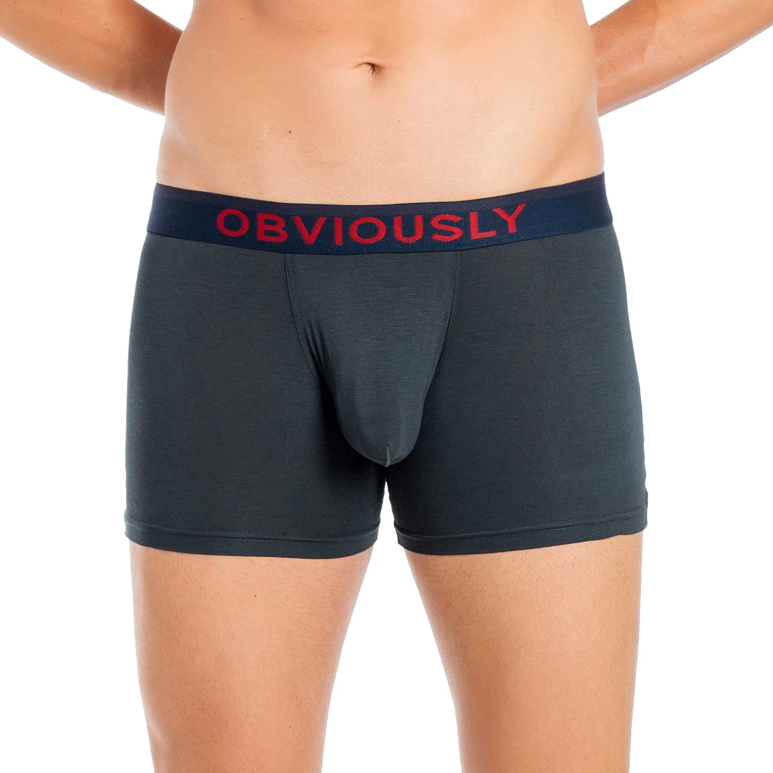 Obviously FreeMen's Boxer Briefs - 3 Inch Leg Underwear for Men | Soft, Breathable & Comfortable | Perfect for Workout, Running & Everyday Wear