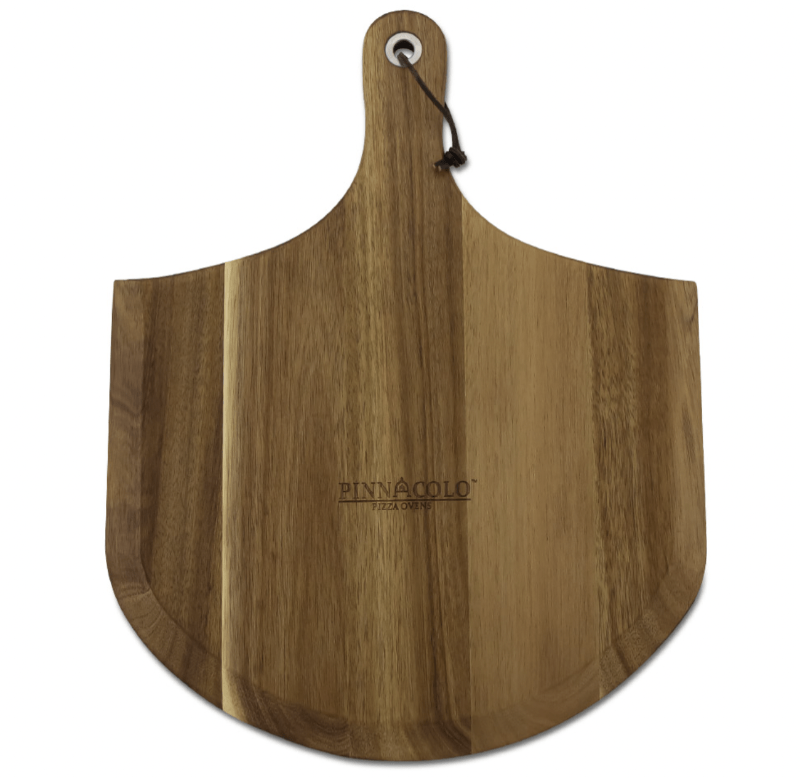 Premium Acaia Wood Pizza Peel - Handcrafted Pizza Paddle for Baking, Serving & Outdoor Cooking - Perfect for Home Kitchens, Pizzerias & Wood-Fired Ovens