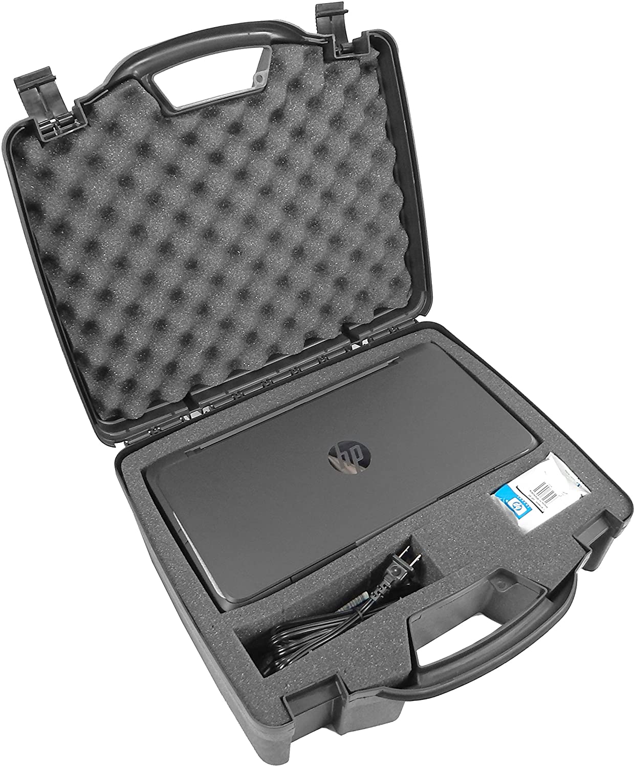 CASEMATIX Portable Printer Carry Case for HP Officejet 200 Wireless Mobile Printer - Durable Protective Travel Bag for Business & Home Office Use