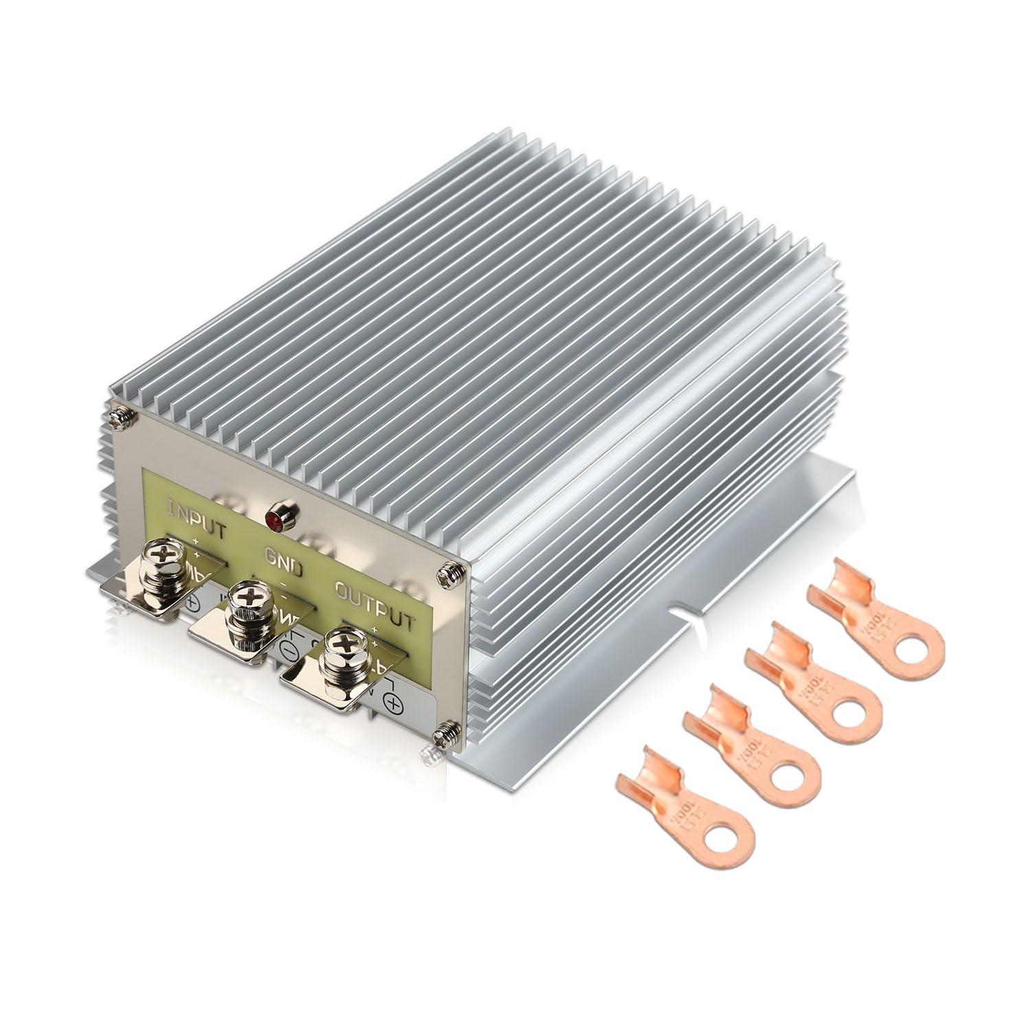 48V to 12V Voltage Converter Reducer - 60A Input Current 720W Power Regulator for Golf Carts & Trucks - Waterproof DC-DC Step Down Transformer - Perfect for RV, Marine, Off-Road & Automotive Applications