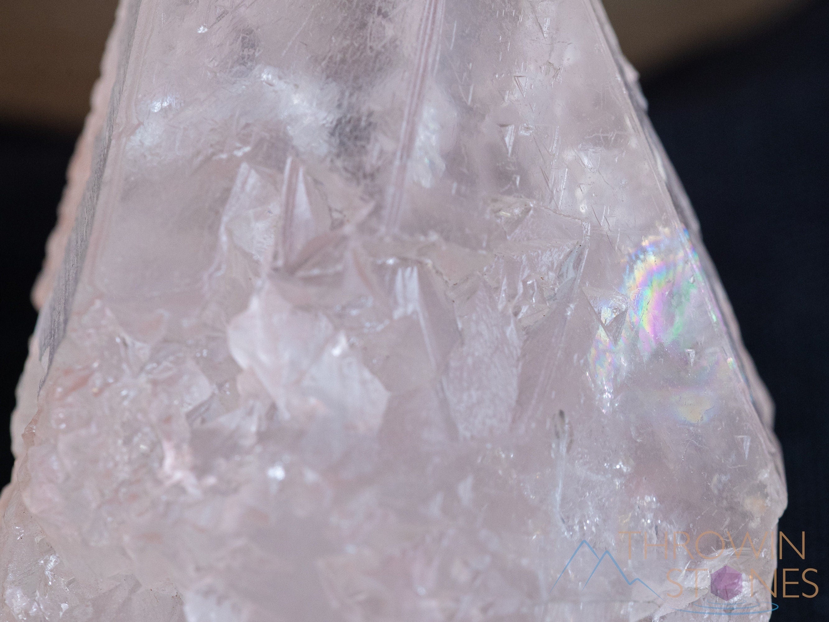 NIRVANA QUARTZ Etched Ice Himalayan Quartz Raw Crystal - Natural Healing Stone for Home Decor, Housewarming Gift, Meditation & Spiritual Use