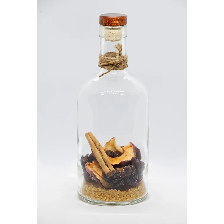 Premium Spiced Rum - Apple Cranberry Cinnamon Flavored Caribbean Rum Liqueur | Perfect for Cocktails, Holiday Gifts & Cozy Winter Evenings