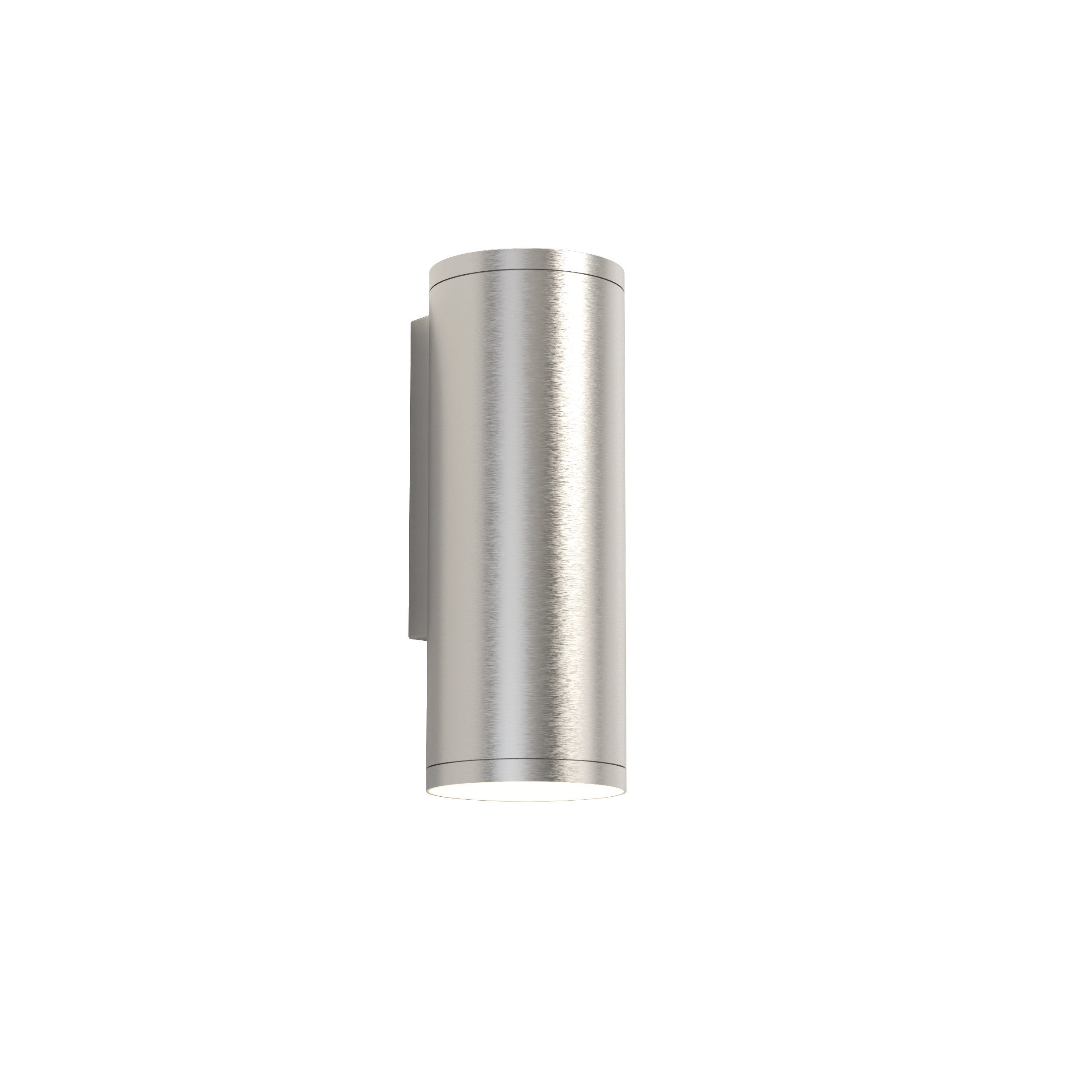 Ava 1/2Lt Coastal Wall Light - Brushed Stainless Steel/PVD Brushed Brass GU10 IP44 - Perfect for Beach House, Patio & Outdoor Lighting